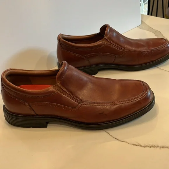 Rockport Brown Walkability Dress Loafers. Shock Absorption Moisture Wicking 10.5 - Picture 3 of 16